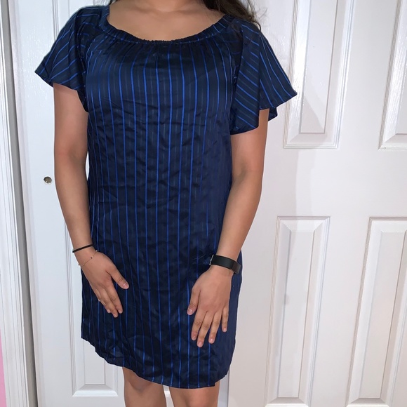 Banana Republic NEW Blue striped dress - Picture 4 of 4